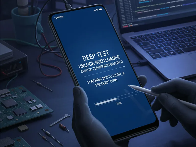 Realme v30t in depth test unlock bl start your root 03